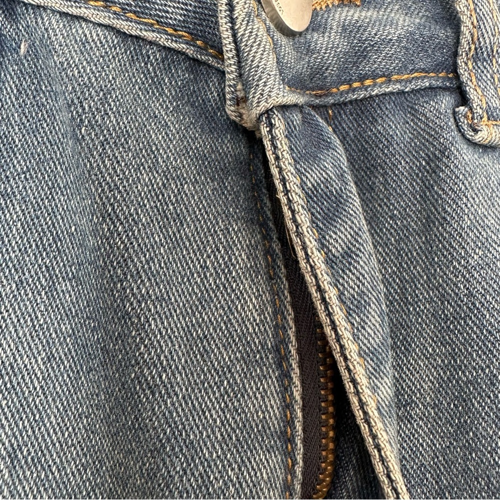 Realtakai Jeans Medium Wash Wide leg denim streetwear fashion edgy style - Picture 10 of 14